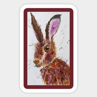 Fluffy Hare 2 Sticker